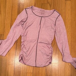 FP Movement by Free People Pink Ruched Blouse